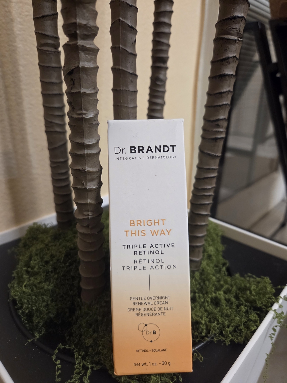 Dr. Brandt Bright This Way Triple Active Retinol Renewal Cream - White/Orange